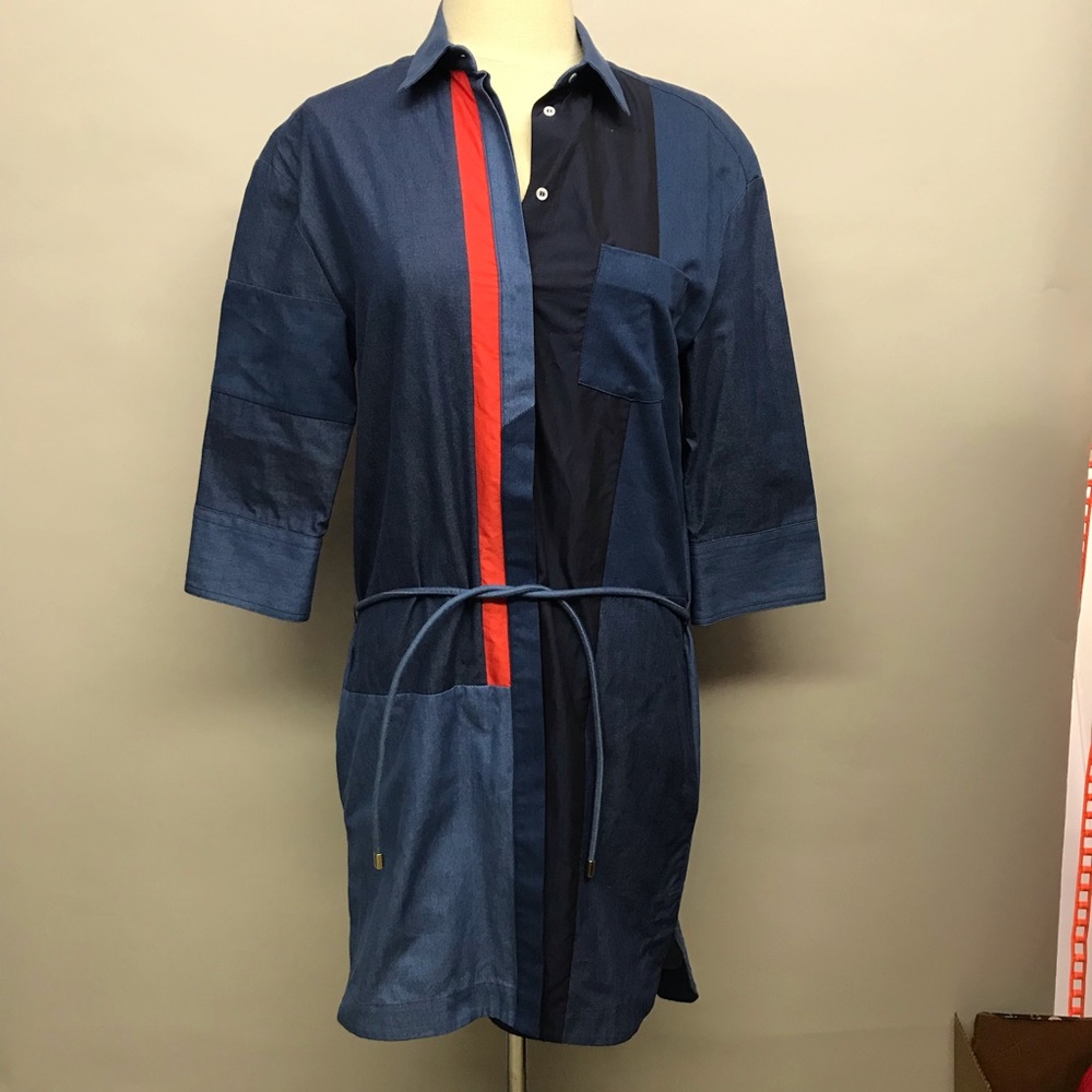 Tommy Hilfiger collection chambray dress pockets